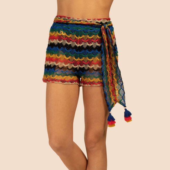 Trina Turk Iseree Cover Up Shorts Size M - Picture 1 of 11